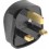 Electrical 13A Fused Rubber Plug Top