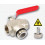 Magnetic strainer Lever Ball Valve 3/4"