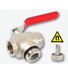 Lever Magnet Filter Ball Valve 3/4