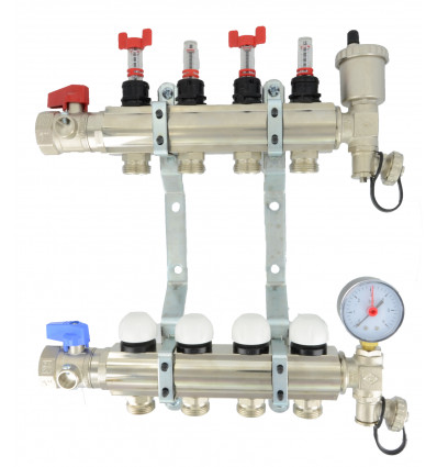 Underfloor Heating Manifold 1" 13 Port